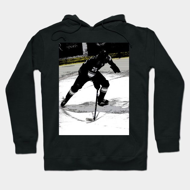 On the Move - Hockey Player Hoodie by Highseller